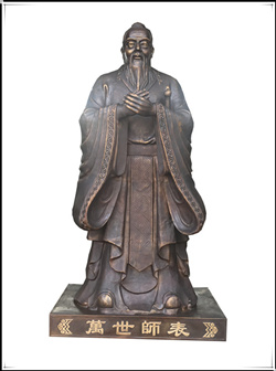 孔子銅雕塑鑄造廠家