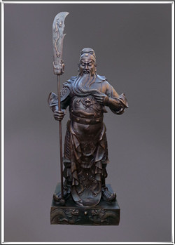 立刀關公銅雕塑