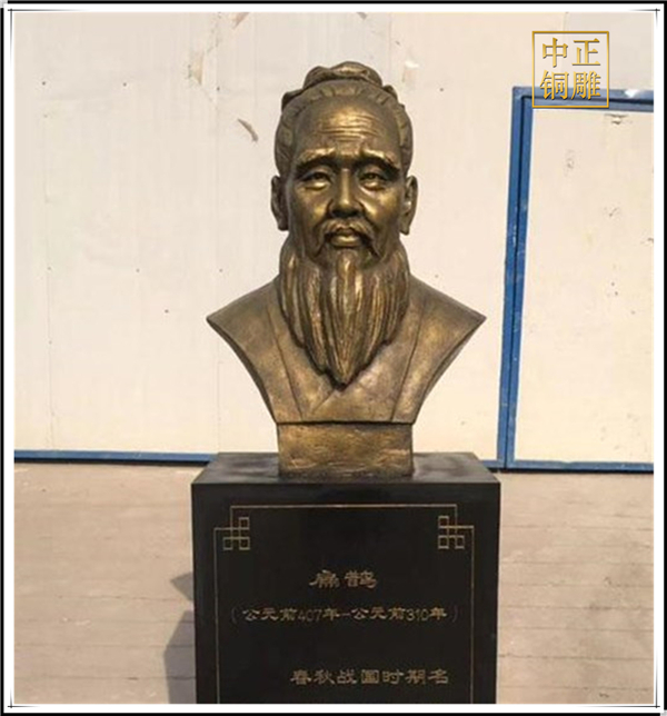 扁鵲人物胸像雕塑加工|扁鵲人物胸像雕塑價格