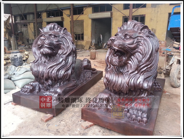 匯豐銅獅子圖片