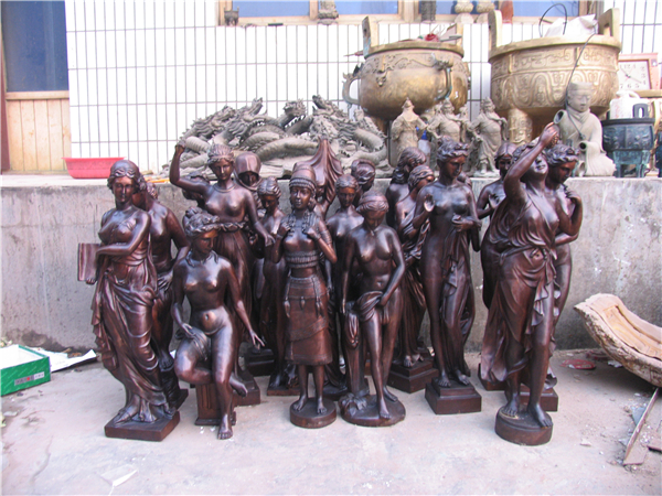 鑄銅四季女神雕塑