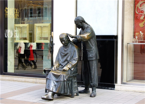 步行街理發銅像.jpg 步行街理發銅像.jpg