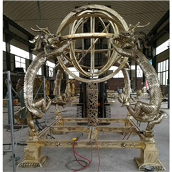 加工渾天儀雕塑