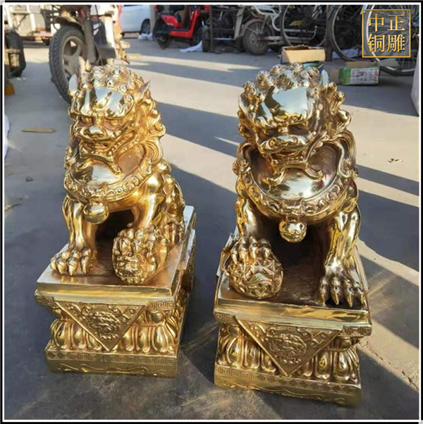 貼金銅獅子價(jià)格