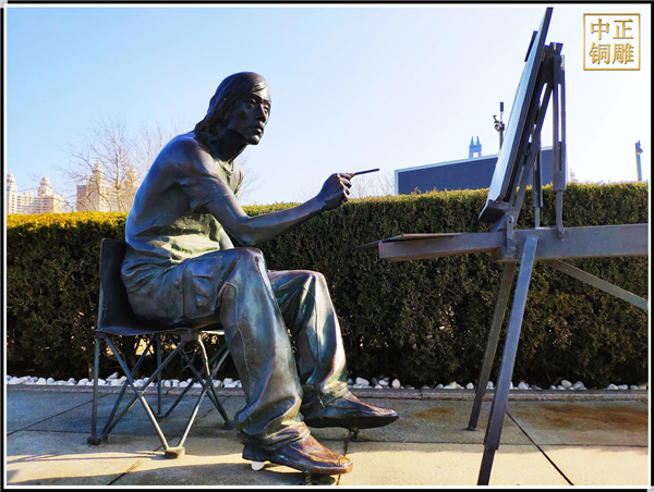 城市廣場人物雕塑