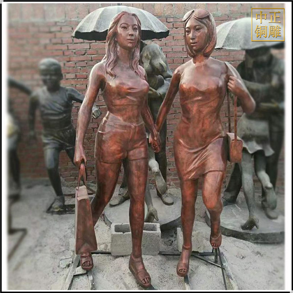 時(shí)尚人物雕塑