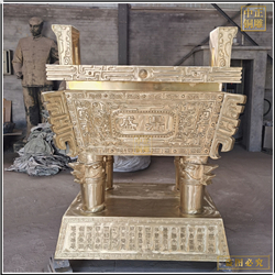 批發落地金屬銅鼎擺件