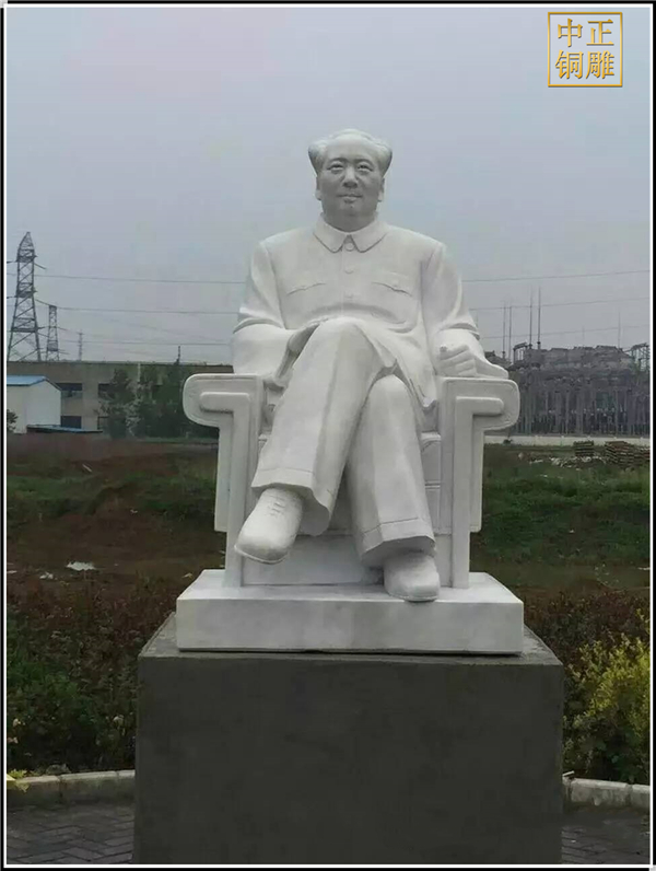 戶外景觀毛主席雕塑