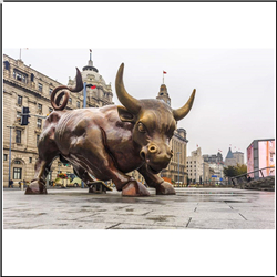 廣場景觀銅牛雕塑