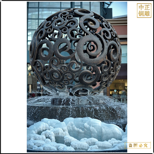 城市廣場風水球雕塑廠家