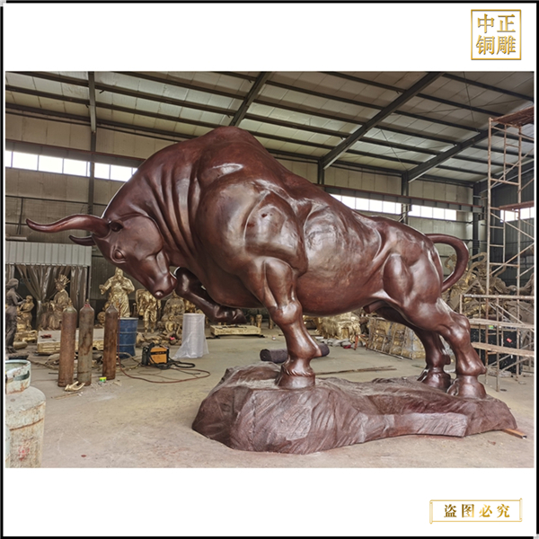 純銅長5米銅牛鑄造