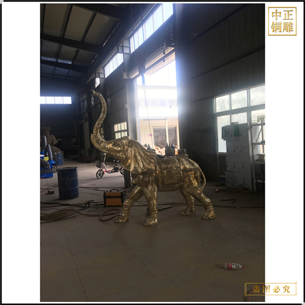 酒店別墅門口銅雕大象價格