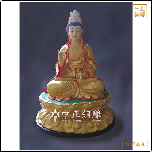 大型觀音銅佛像