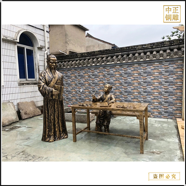 古代上私塾人物雕塑