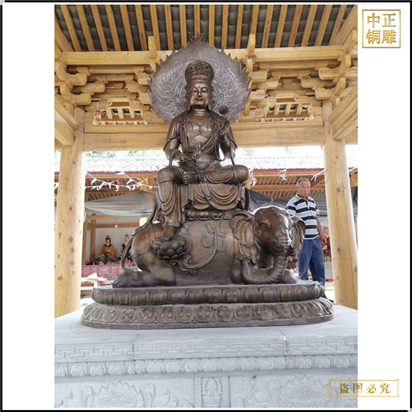 定制立式小型文殊銅佛像