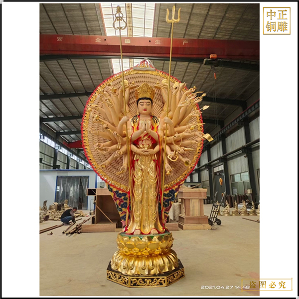 供應(yīng)千手觀音菩薩銅像價格
