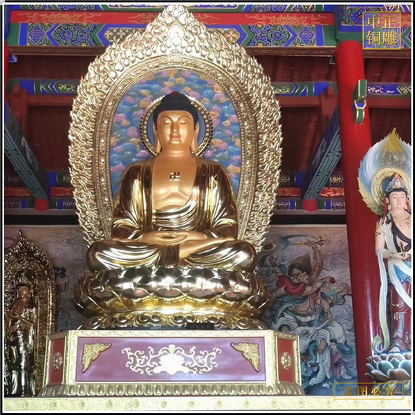 鑄造釋迦摩尼佛祖銅像