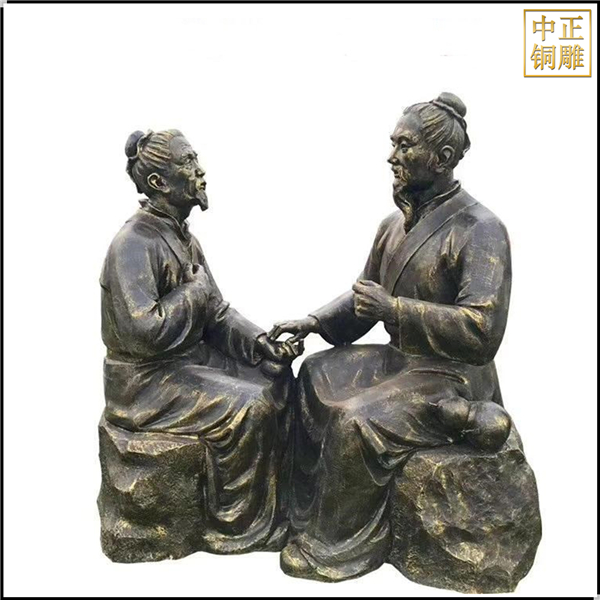 懸壺濟世銅雕塑