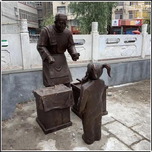 鑄銅民俗人物雕塑